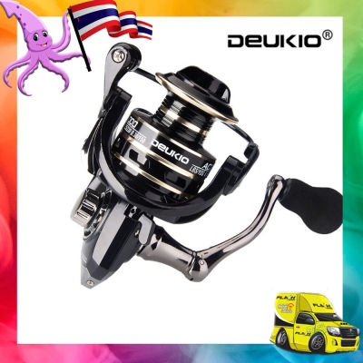 1-2 วัน - (ส่งไว ราคาส่ง) DEUKIO รอกสปินนิ่งรุ่น AC มีให้เลือกเบอร์ 2000-7000 สีดำสวยงามมาก Fast delivery Fishing Reels DEKIO AC7000 - AC5000 - AC4000 - AC2000 - EASY Ink Fishing Thailand