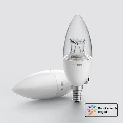 Original Xiaomi Smart Candle Shape LED Bulb E14 Bulb Light 3.5W 0.1A 5060Hz WiFi Remote Control by Mi Home App Group Control