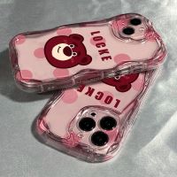 15 case ใส 14promax Strawberry Bear XS Apple 11เคสมือถือ XR1213นุ่ม678P