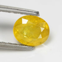 1.20 ct บุษราคัม (Yellow Sapphire) ทรงไข่ บางกะจะ