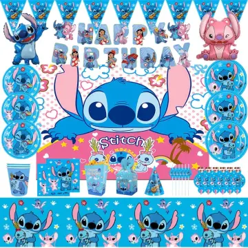Lilo & Stitch balloons Backdrop Happy Birthday Party Decoration Party  Supplies