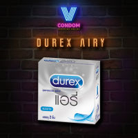 ถุงยางอนามัย ดูเร็กซ์ DUREX รุ่น AIRY ขนาด 52 มม 1 กล่อง บรรจุ 2 ชิ้น