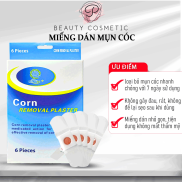 Miếng Dán Mụn Cóc, Mụn Cơm Corn Removal Plaster - Hộp 6 miếng