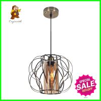 ไฟช่อ CST 6001-1AB แก้ว/โลหะ/สีทอง/สีชา 1หัวPENDANT LAMP CST 6001-1AB GOLD/AMBER/1LIGHT **ด่วน ของมีจำนวนจำกัด**