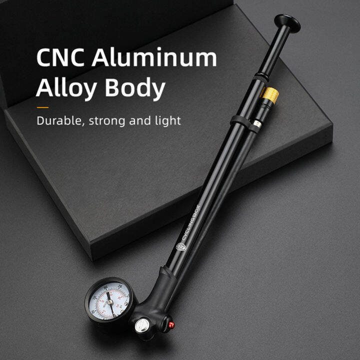 300psi Highpressure Bike Air Pump Foldable MTB Fork Rear Suspension