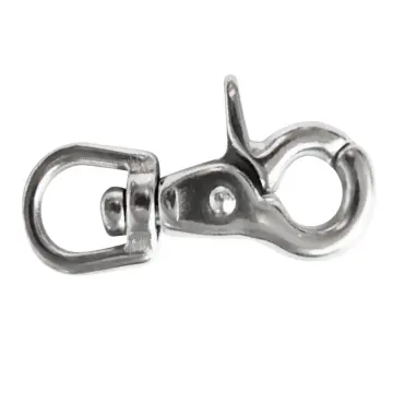 1PCS Swivel Spring Eye Snap Trigger Clip Hook 65mm Stainless Steel 316 Snap  Hook