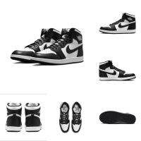 Original J0rdn 1 High 85 "Black White" สีดำและสีขาว หมีแพนด้า BQ4422-001 sneaker running walk shoes new luth