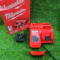 Milwaukee แท่นชาร์จแบตเตอรี่ ร่น M12-18FC (12-18V.) (แบบชาร์จเร็ว) สามารถชาร์จ M12 และ M18 ได้ในเวลาเดียวกัน เครื่องชาร์จ จัดส่ง KERRY