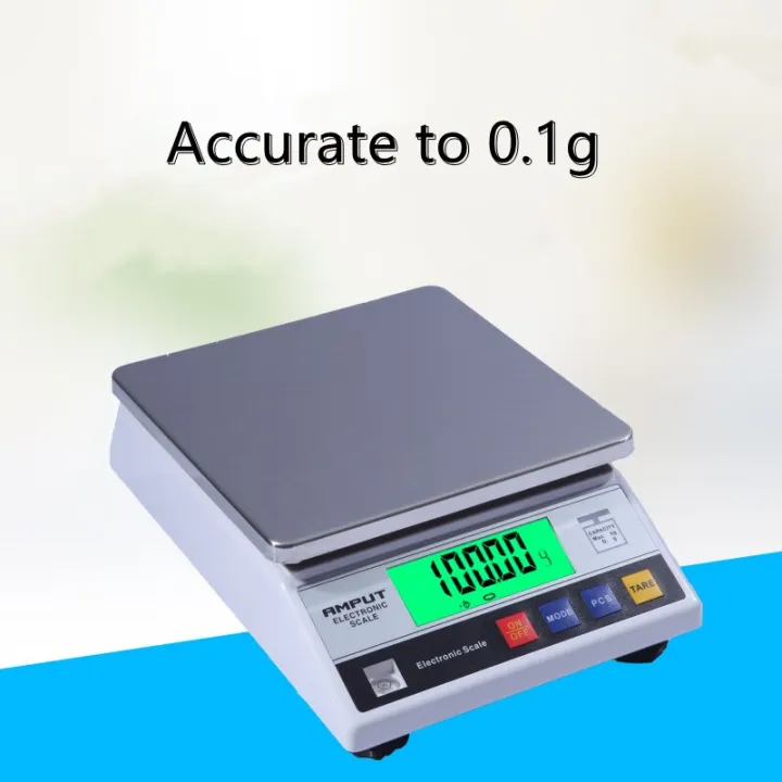 10Kg X 0.1G Digital Precision Electronic Laboratory Balance Industrial ...