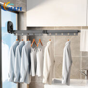 Wall hanging folding drying rack suction cup indoor household balcony non