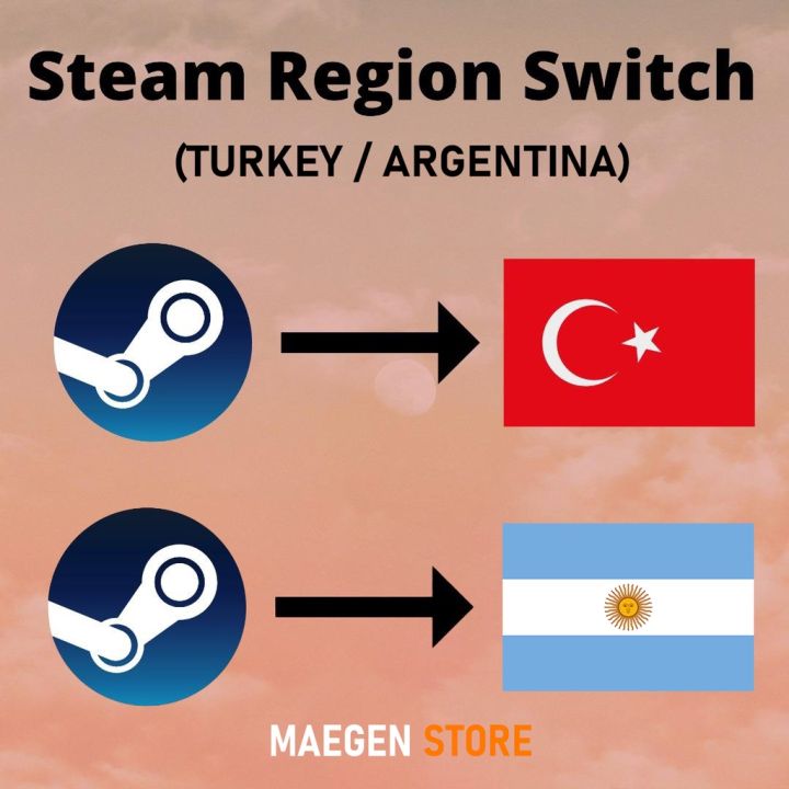 How to Make Argentina/Turkey Steam Account