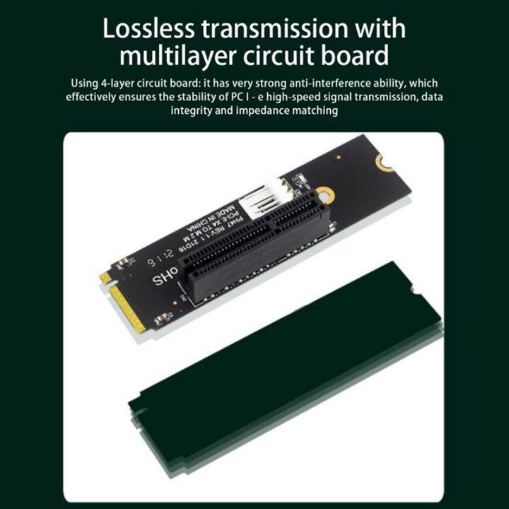 ngff-m-2-to-pci-e-4x-riser-card-m2-m-key-to-pcie-x4-adapter-with-led-indicator-sata-power-riser-for-bitcoin-mining