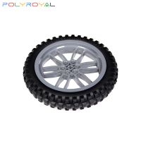 Building Blocks Technicalalal DIY  Parts Moc 100x17mm 1 PCS Tire Off-road Car Leather wheel Compatible Assembles Particles Building Sets