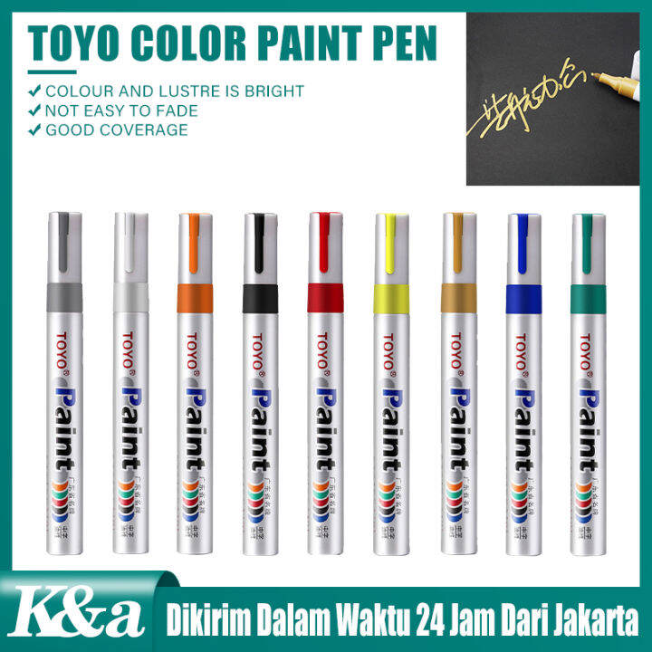 SPIDOL BAN TOYO ORIGINAL 100 Paint Marker Toyo Original Spidol Nat