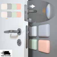 Soft Anti Collision Doorknob Silicone Pad Wall Crash Door Stopper Handle Cushion Round Self Adaptive Wall Protector Pad Bumper