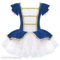 2023FTOP MALL9 เด็กผู้หญิงชุดเต้นรำบัลเล่ต์ยิมนาสติก Leotard ชุดเจ้าหญิงฮาโลวีน Circus COSPLAY STAGE เครื่องแต่งกายประสิทธิภาพ