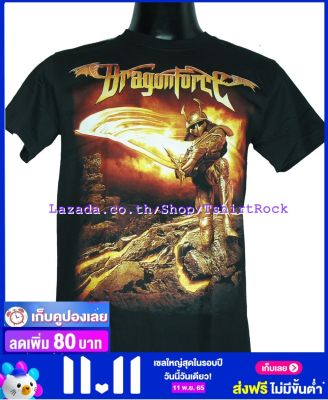 เสื้อวง DRAGONFORCE เสื้อยืดวงดนตรีร็อค เมทัล เสื้อร็อค  DGF1333 ส่งจาก กทม.