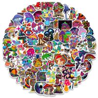 ●● 10/50/100Pcs Hippie Trippy Mushroom Psychedelic Graffiti Stickers for Laptop Motorcycle Skateboard Waterproof Decal Sticker Toys