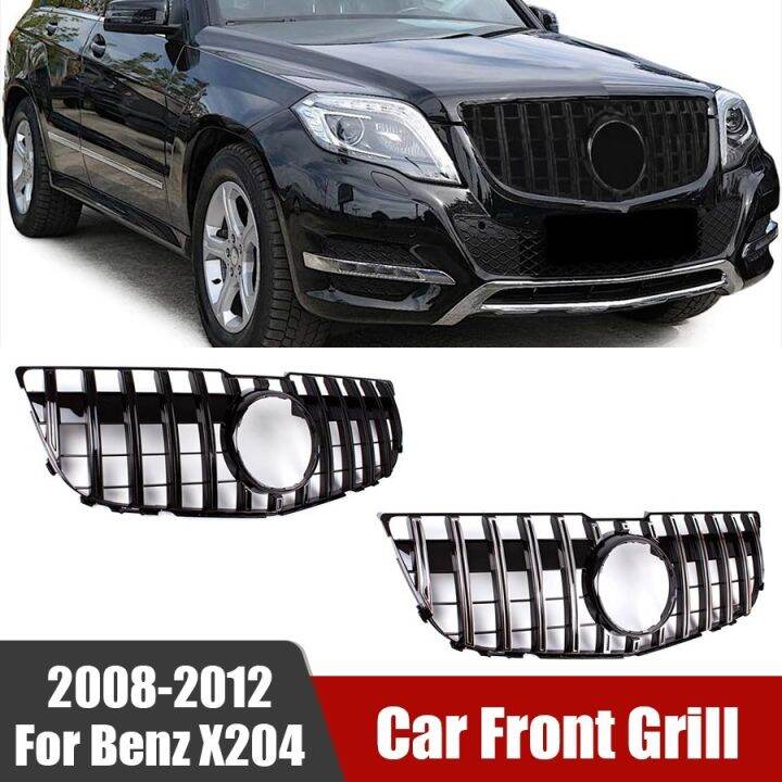 รถกันชน-hood-ตาข่ายด้านหน้าย่าง-upper-racing-grille-สำหรับ-benz-glk-class-x204-2008-2012อุปกรณ์จัดแต่งทรงผม