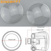 BINGWFPT 2PCS Round Diameter 90mm Fog Light Plastic Glass Anti-fog Glass For Nissan Juke Patrol X-Trail Note Cube Murano Qashqai