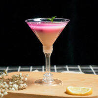 Leetshop 10pcs ถ้วยไวน์โปร่งใสมาร์ตินี่ถ้วยพลาสติก Clear Martini Cup Martini Containers