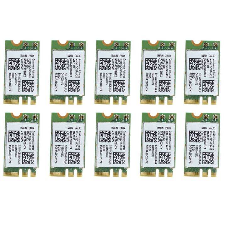 10X Wireless Adapter Card for Qualcomm Atheros QCA9377 QCNFA435 802 ...
