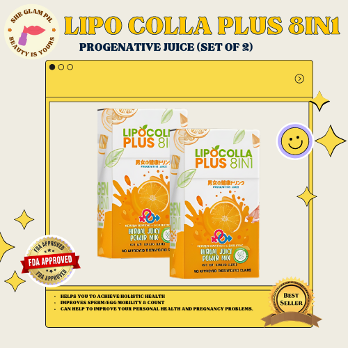 Lipo Colla Plus 8IN1 10 Sachets (SET OF 2) (Concentrated and effective ...