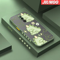 เคส JIUMOO สำหรับ Xiaomi Redmi 8 8A 8A Pro,เคสลายการ์ตูนไดโนเสาร์เนื้อแข็งกันกระแทกลายขอบซิลิโคนเคสนิ่มใส่โทรศัพท์คลุมทั้งหมดเคสป้องกันเลนส์กล้อง