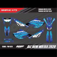 สติ๊กเกอร์วิบาก YAMAHA WR155R 2020 ทั้งคัน Graphic kit สติ๊กเกอร์เคลือบเงา สุดคุ้ม