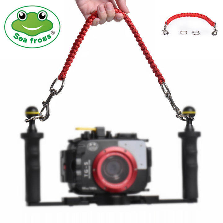 ดำน้ำกระเป๋ากล้องกันน้ำจับเชือกbracket-universalสำหรับcanon-sony-nikon-fuji-panasonic-olympusกล้อง