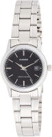 Casio Womens LTPV002D-7A Silver Stainless-Steel Quartz Watch