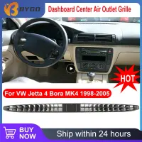 1Pcs Car Instrument Panel Air Outlet Vent Grille Plastic Console Dashboard Central Cover Trim For VW Jetta 4 Bora MK4 1998-2005