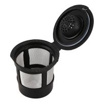 Reusable Single Cup For Solo Filter Pod Coffee Stainless Mesh Black Pattern:1 Pc