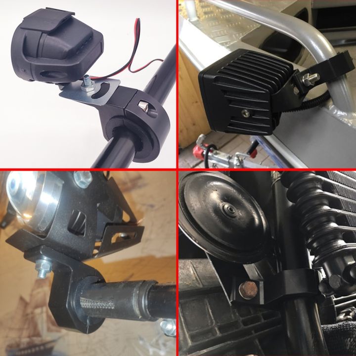 for-honda-cb190r-300-cb400-sf-cbr650-r-grom-msx125-motorcycle-led-headlight-clamps-brackets-spotlight-tube-clamp-mount-kit