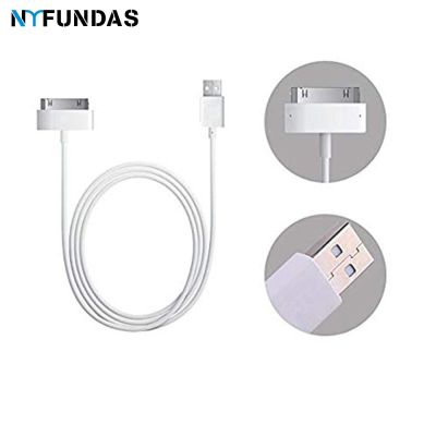 NYFundas 30 pin usb charger cable for Apple iphone 4 4s 3 3GS ipod nano ipad 2 3 iphone4 iphone4s 1m charging cargador chargeur Cables Converters