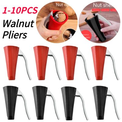 1-10PCS Hazelnut Walnut Pliers Nut Cracker Clip Sheller Opener Cutter Clamp Plier Portable Chestnut Gadgets Kitchen Accessories