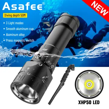 4 x XM-L L2 LED diving flashlight 26650 IPX8 waterproof underwater