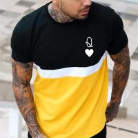 Vintage Mens T-shirt Street Tee Summer Male 3d Stripe Print Short Sleeve Tops Everyday T Shirt Oversized Clothing Shirt Man 5xl