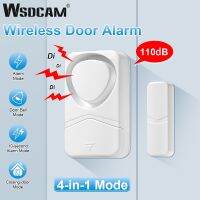 【LZ】◐  WSDCAM 4-in-1 Door Window Sensor Sound Security Alarm Door Open Closed Detectors 110dB Magnetic Sensor Alarm Wireless Door Alarm