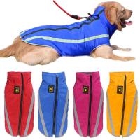 Winter Warm Pet Dog Clothes For Large Dogs Reflective Big Dog Vest Jacket Waterproof Dog Coats Golden Retriever Bulldog Clothing Clothing Shoes Access