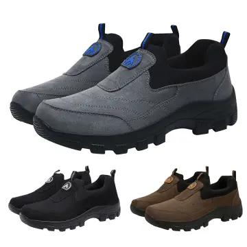 Mens casual slip deals on shoes wide width