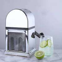 เครื่องบดน้ำแข็ง มือหมุน Ice Crusher Mini Iceเครื่องสแตนเลส Chopperคู่มือกรวยหิมะSmoothie Maker Ice Block Breaking