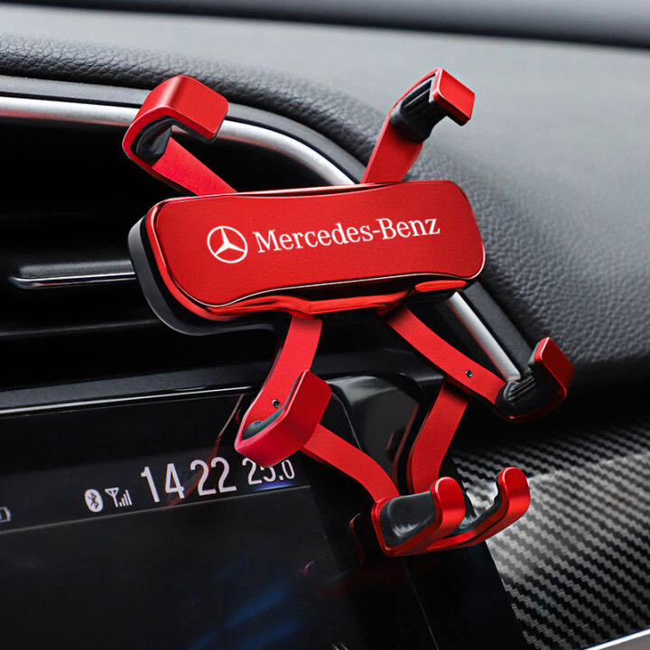 Gravity Auto Phone Holder Car Air Vent Clip Mount Mobile For Mercedes