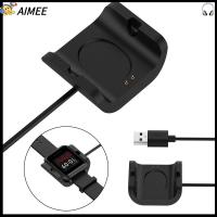 AIMEE แบบพกพาได้ ที่ชาร์จ USB สากลสากลสากล แฟชั่นสำหรับผู้หญิง แท่นชาร์จไฟ ตัวแปลงไฟฟ้า สายชาร์จไฟ สำหรับ Amazfit BIP S ที่ชาร์จที่ชาร์จ