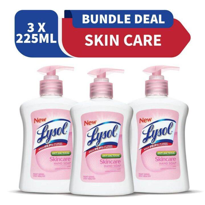 Lysol Antibacterial Hand Soap Skincare 225ml Triple Pack Lazada PH   D97ac694c2de889ec34519fd2ebebe0f  720x720q80 