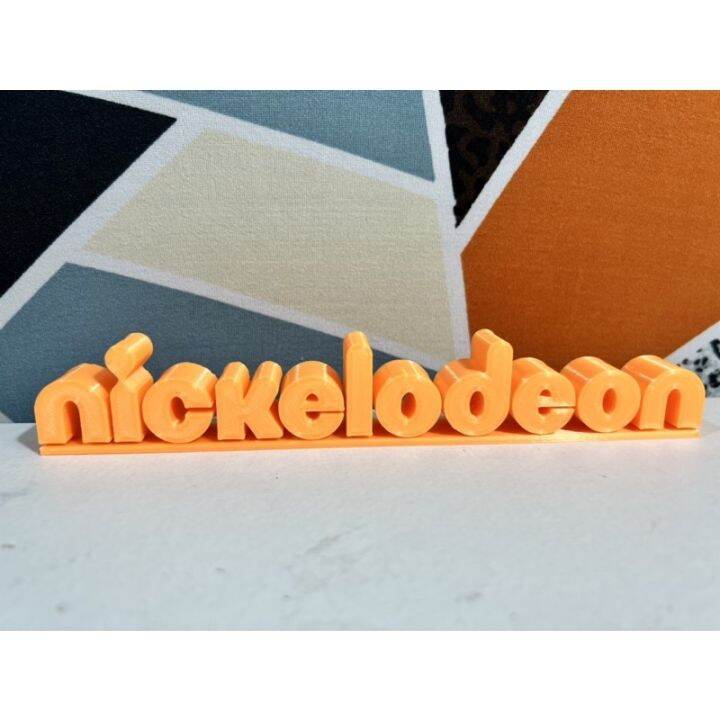 Nickelodeon Logo (3D PRINTED)Toy gift action figure decoration shelf ...