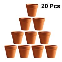 10/12/20pcs Red Pottery Flower Pot Terracotta Plant Pot With Hole Pottery Clay Planters For Cacti And Succulent Plants (3 X 3cm)