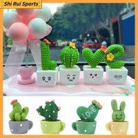 SHIRUI 1/4pcs DIY การอบเค้ก อุปกรณ์บ้านตุ๊กตา ประติมากรรมขนาดเล็ก สวนนางฟ้า ตุ๊กตาดอกไม้กระบองเพชร กระบองเพชรจิ๋ว ตุ๊กตาภูมิทัศน์ไมโคร เครื่องประดับขนาดเล็ก