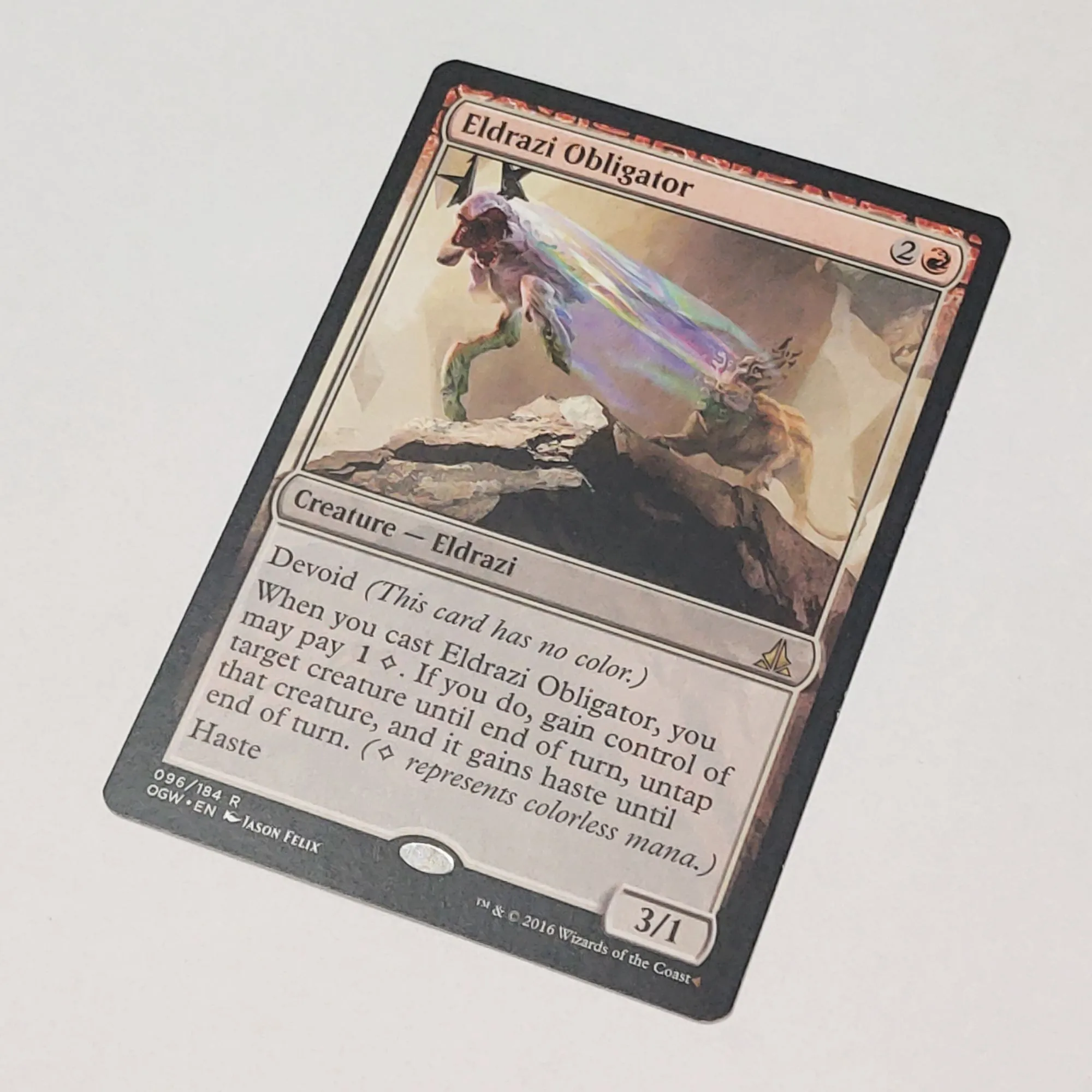 MTG Card ELDRAZI OBLIGATOR Magic the Gathering Trading Card Game Red |  Lazada PH