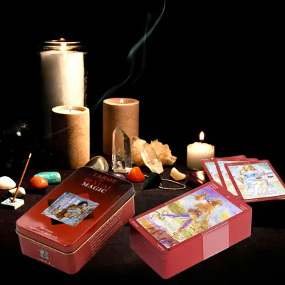 Tarot Of ual Magic Games 78 Card Game Tin Iron Box Tarot Of Manara Spanish Edition Manara Decameron Tarot Card